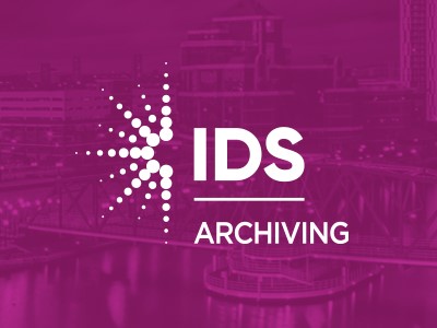 IDS Archiver Logo on purple background