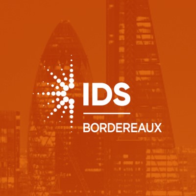 IDS Bordereaux Logo on Orange Background